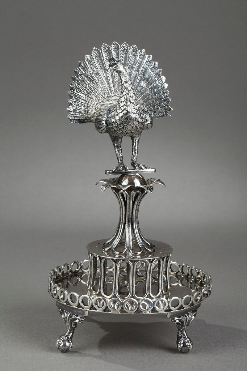 19th Century Silver Toothpick Holder. 