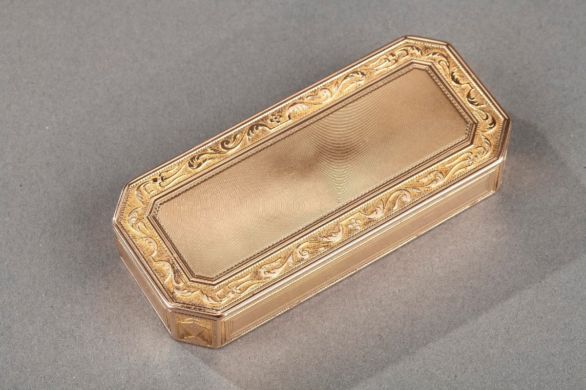 Late 18th-early 19th Century Gold Box By Jacques-alexandre Guillemot-photo-2