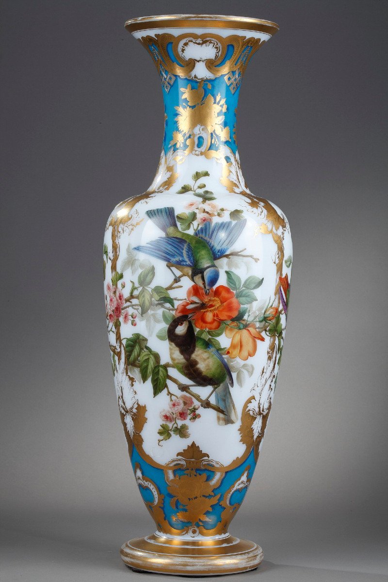 Mid-19th Century Baluster-vase. Jean-françois Robert. -photo-3