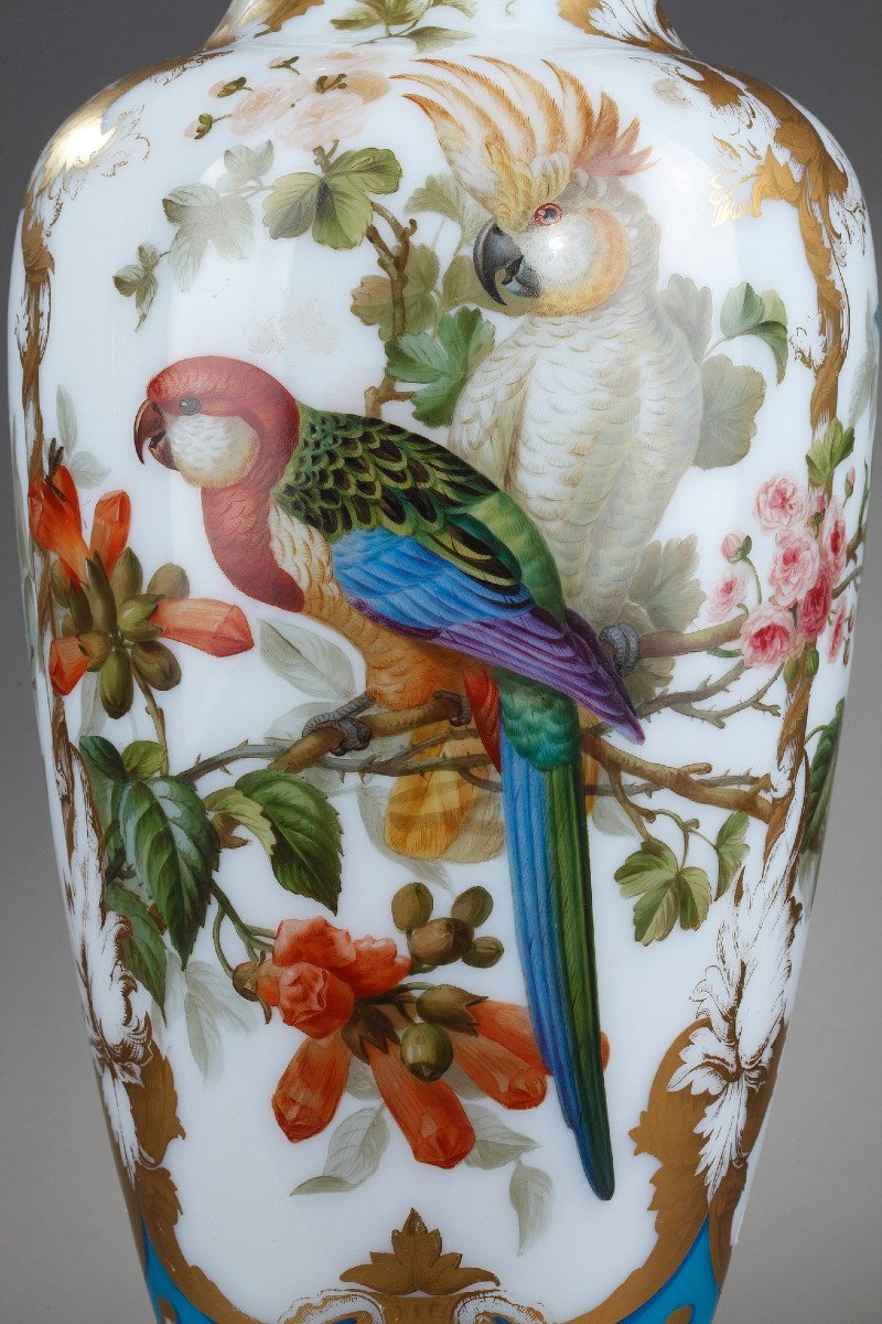 Mid-19th Century Baluster-vase. Jean-françois Robert. -photo-2