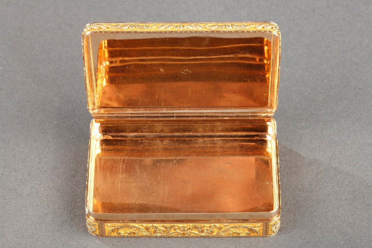 Gold Box. Early 19th Century. Restauration. -photo-5