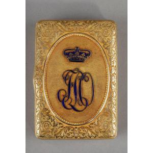 Gold Box With Number Of The Duke Of Orleans