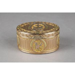 An 18th Century Gold Snuff Box By Francois Chazcroy