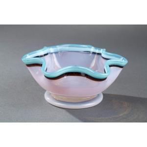 Opalescent Opaline Cup. Bercy Crystal Glassworks, Charles