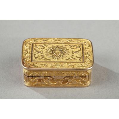 Gold Vinaigrette Early 19th Century Work 