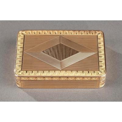 Early 19th Century Gold Box. Rémond, Lamy, Mercier & Co. à Genève. 