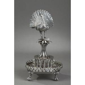 19th Century Silver Toothpick Holder. 