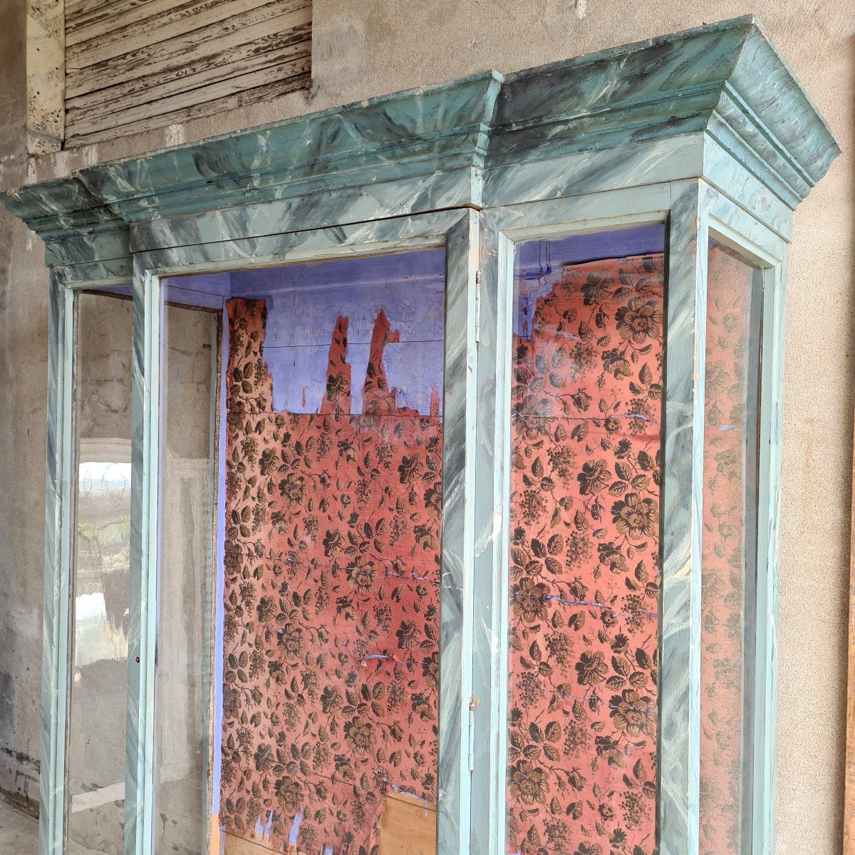 Imitation Marble Wooden Showcase-photo-5