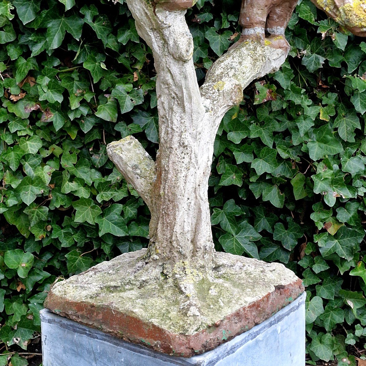 Cement Bird On Branch-photo-3