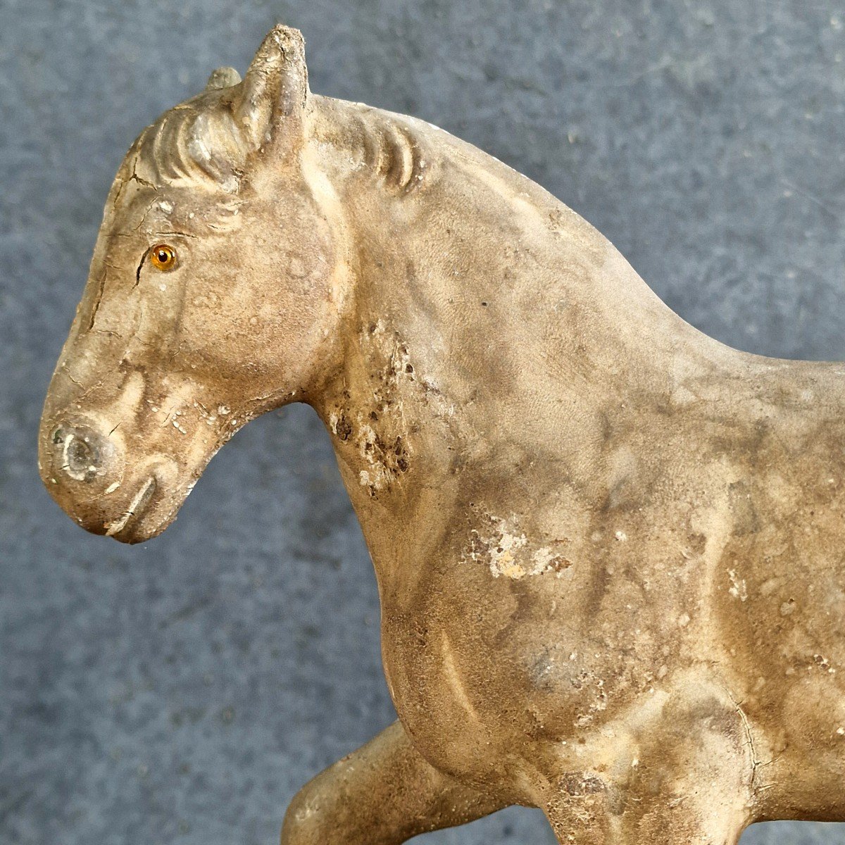 Vieux Cheval En Papier-mâché-photo-3