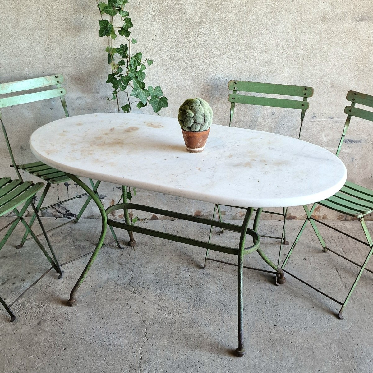 Marble Garden Table