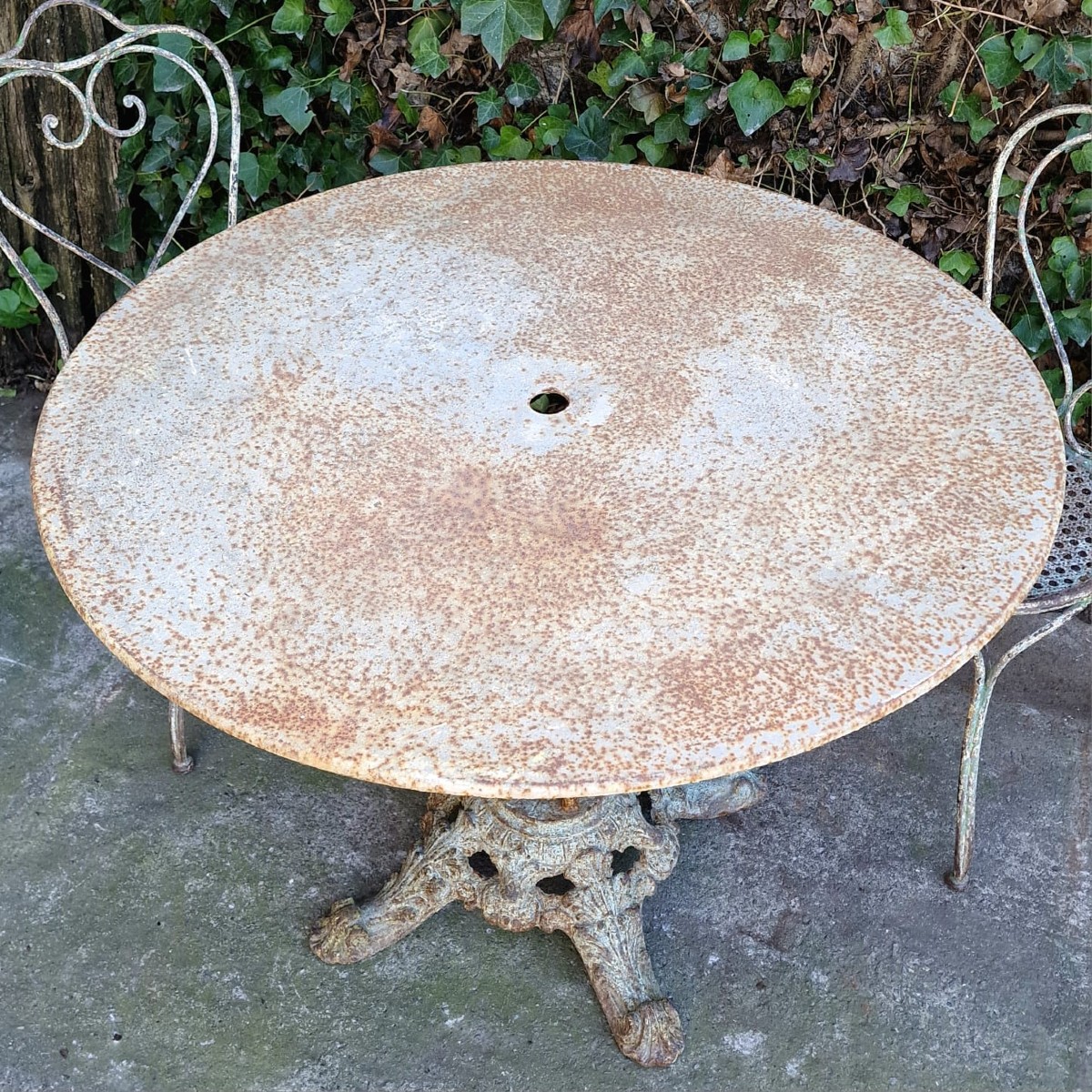 Table De Jardin Ronde-photo-2