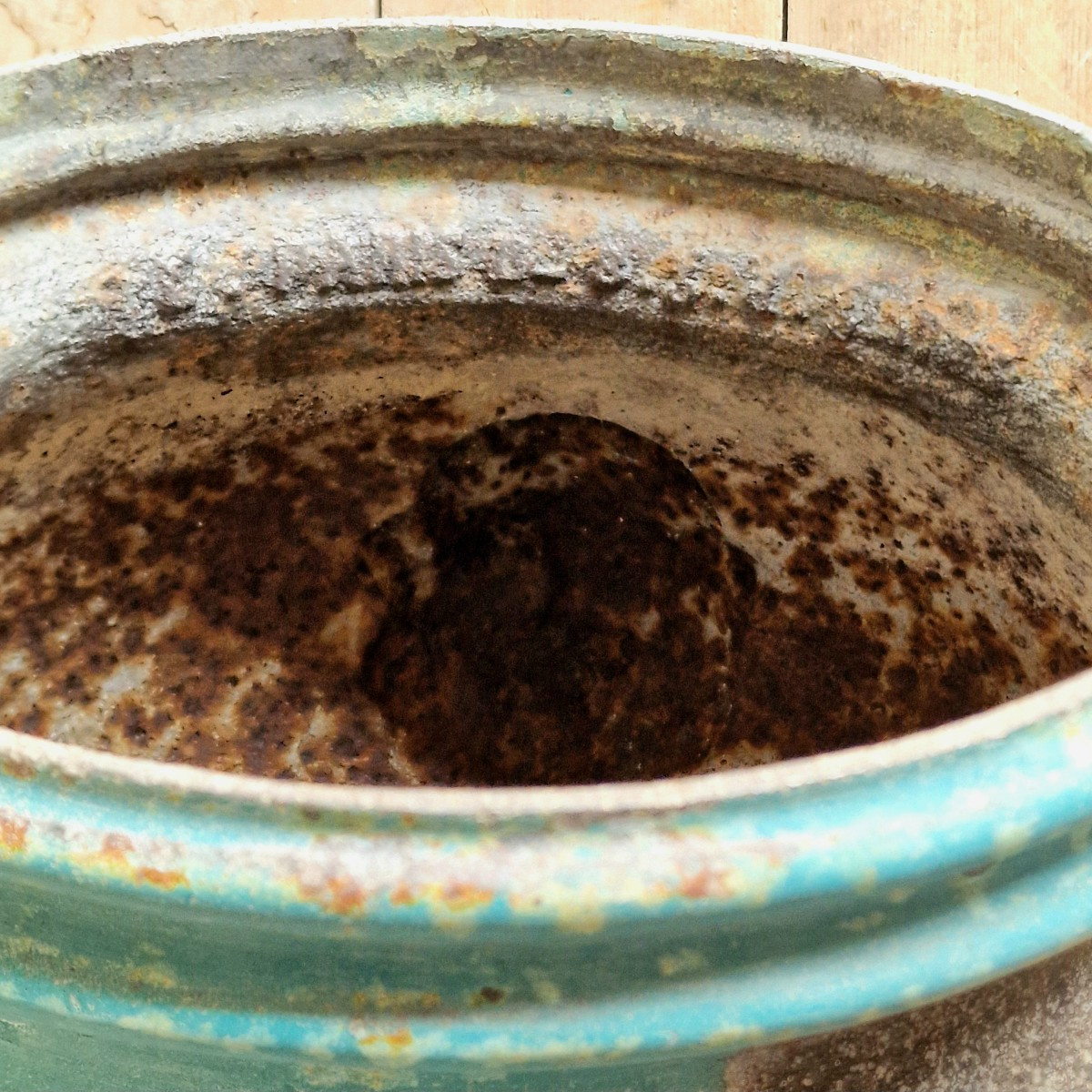 19th Century Blue Rouen Urn-photo-5