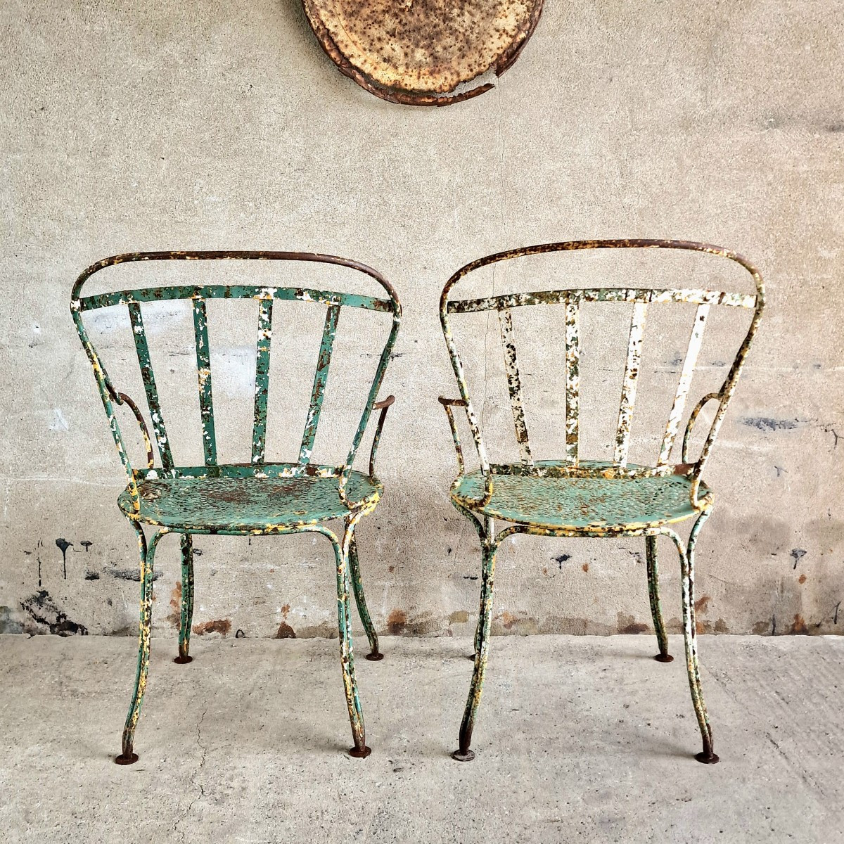 Pair Of Garden Armchairs-photo-5