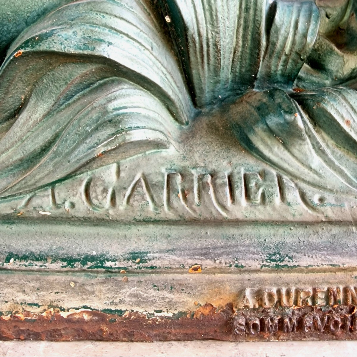 Fontaine en fonte XIXe par A.Durenne-photo-3