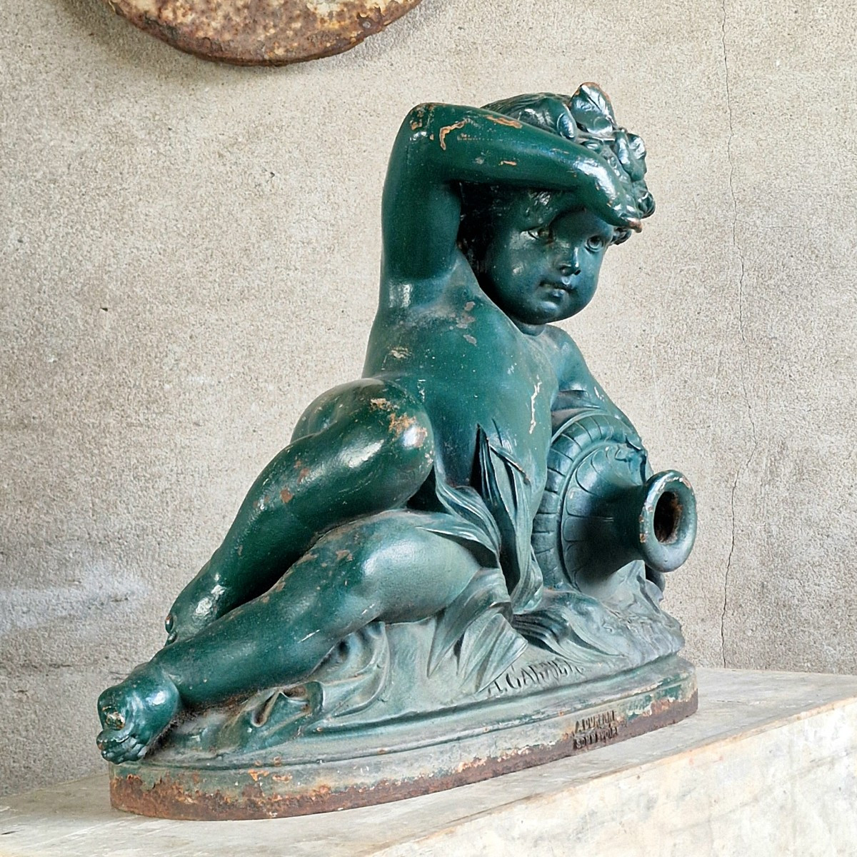 Fontaine en fonte XIXe par A.Durenne-photo-4