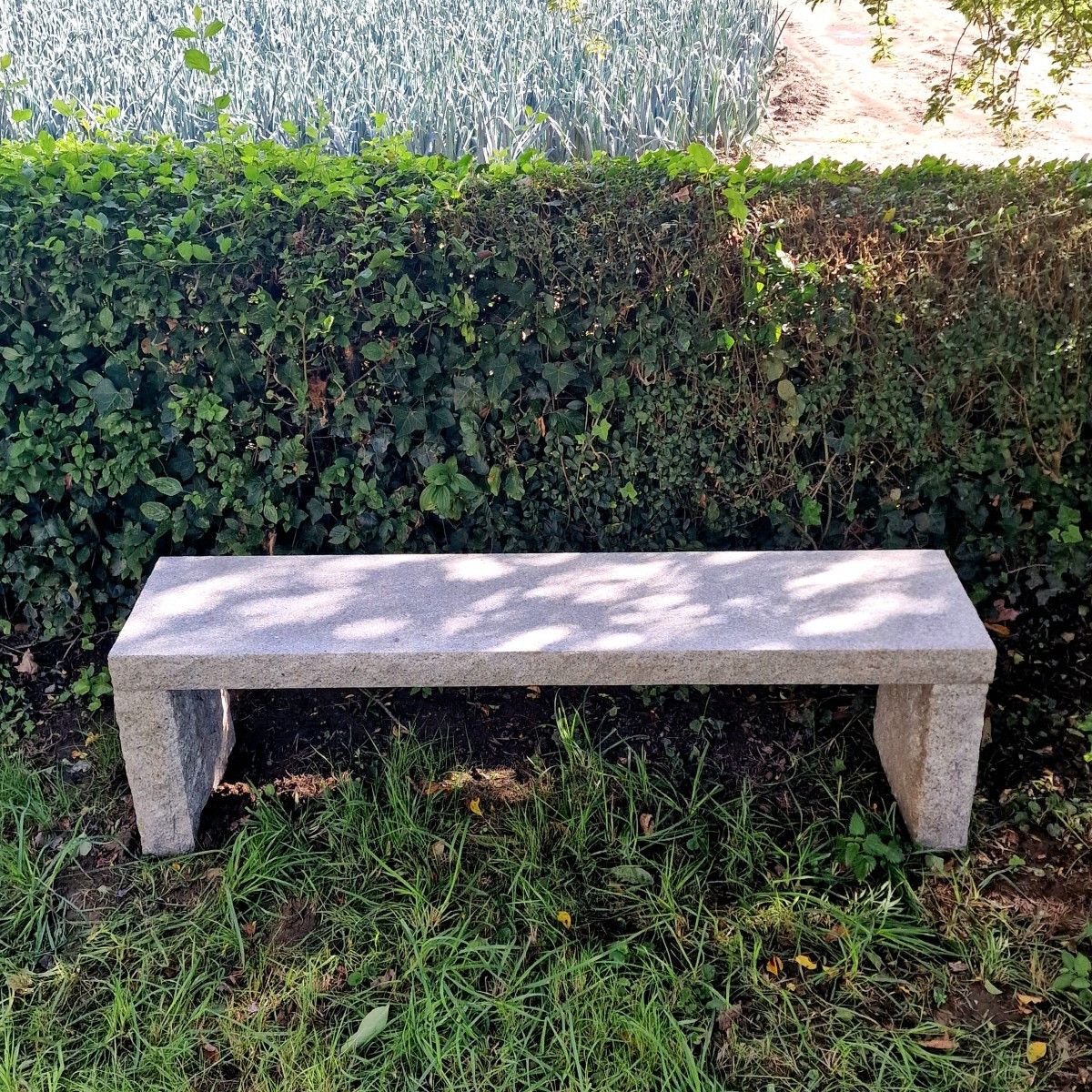Banc en pierre primitif-photo-6