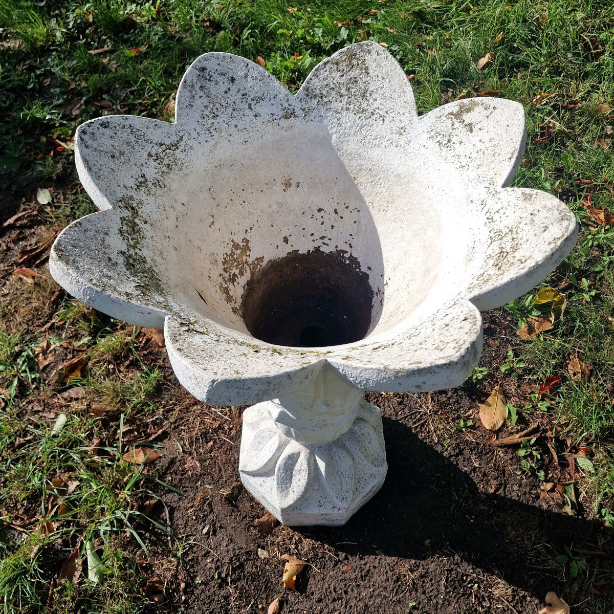 Grande jardinière en forme de fleur-photo-6