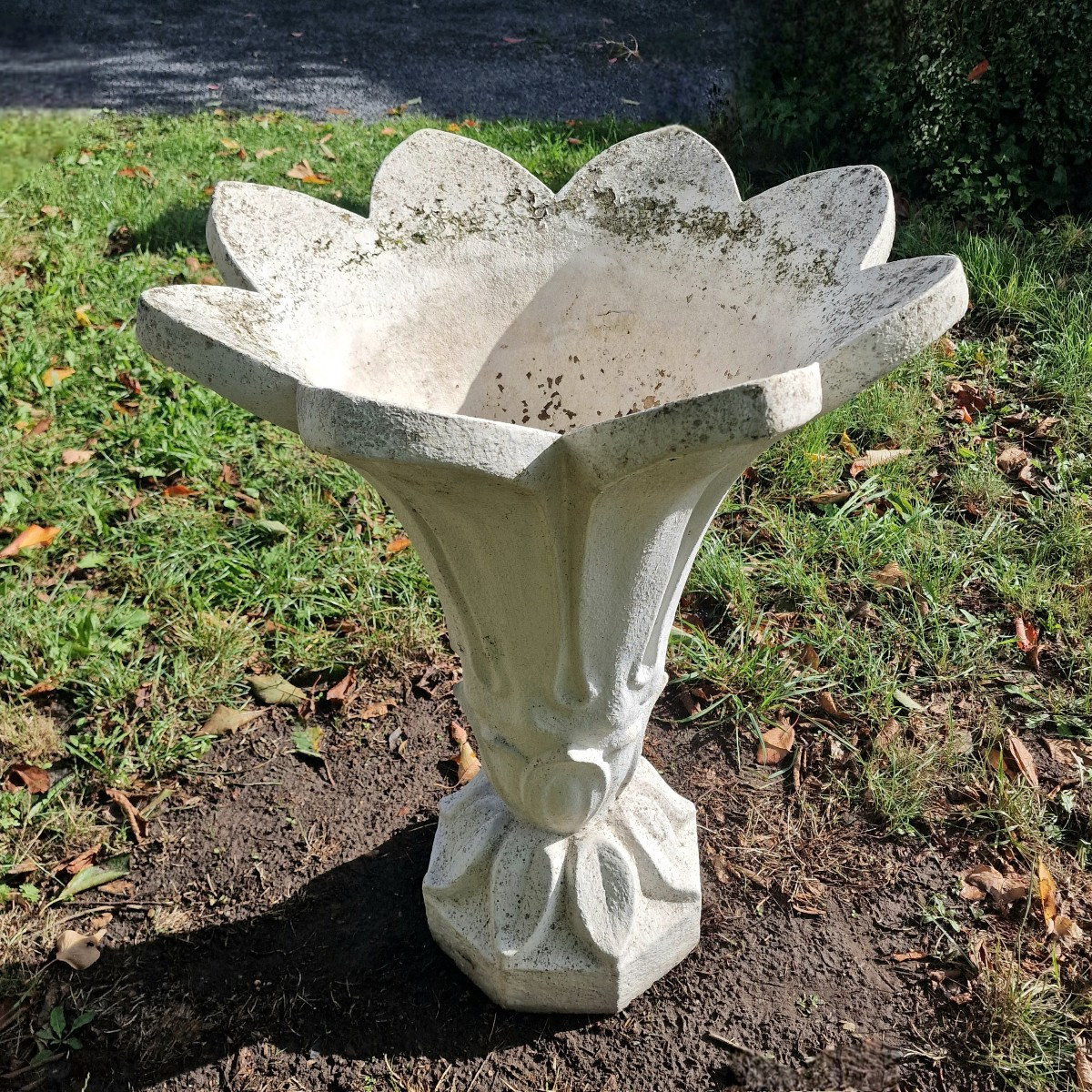 Grande jardinière en forme de fleur-photo-7