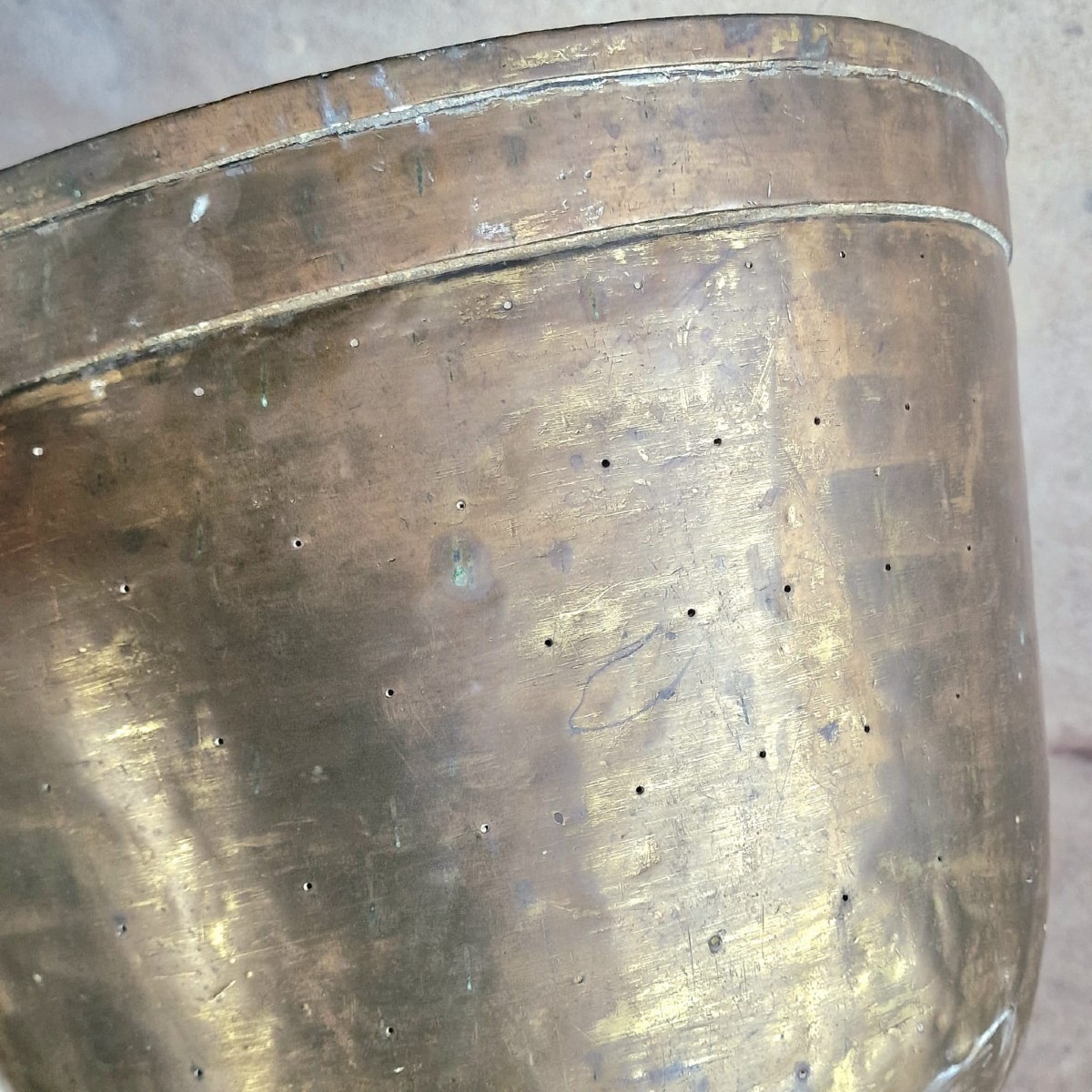 Brass Planter/sugar Pot-photo-1