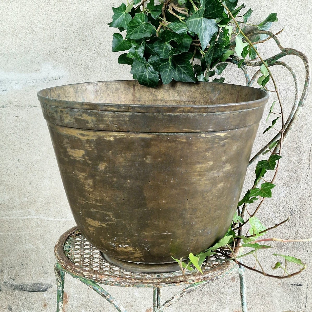 Brass Planter/sugar Pot-photo-3