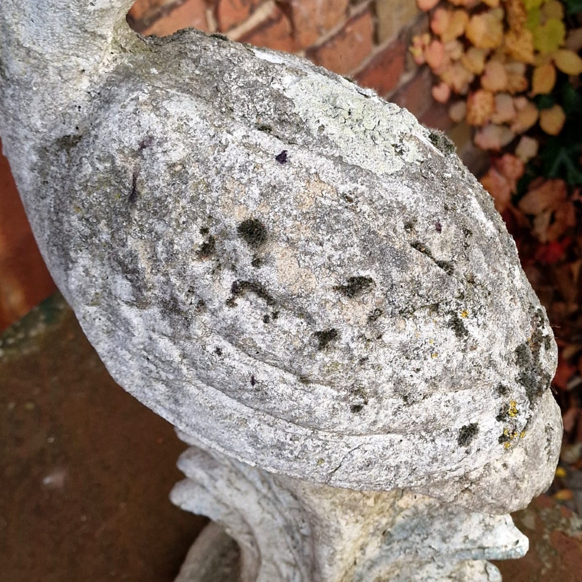 Cigogne en pierre reconstituée-photo-3