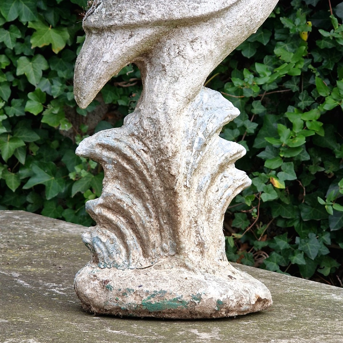 Cigogne en pierre reconstituée-photo-7