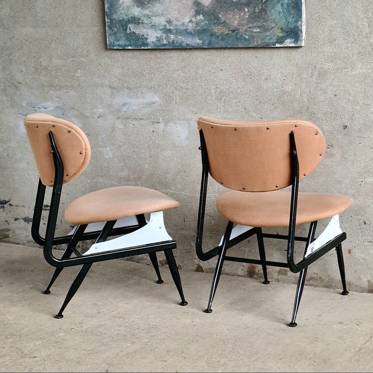 Pair Of 1960s Armchairs-photo-4