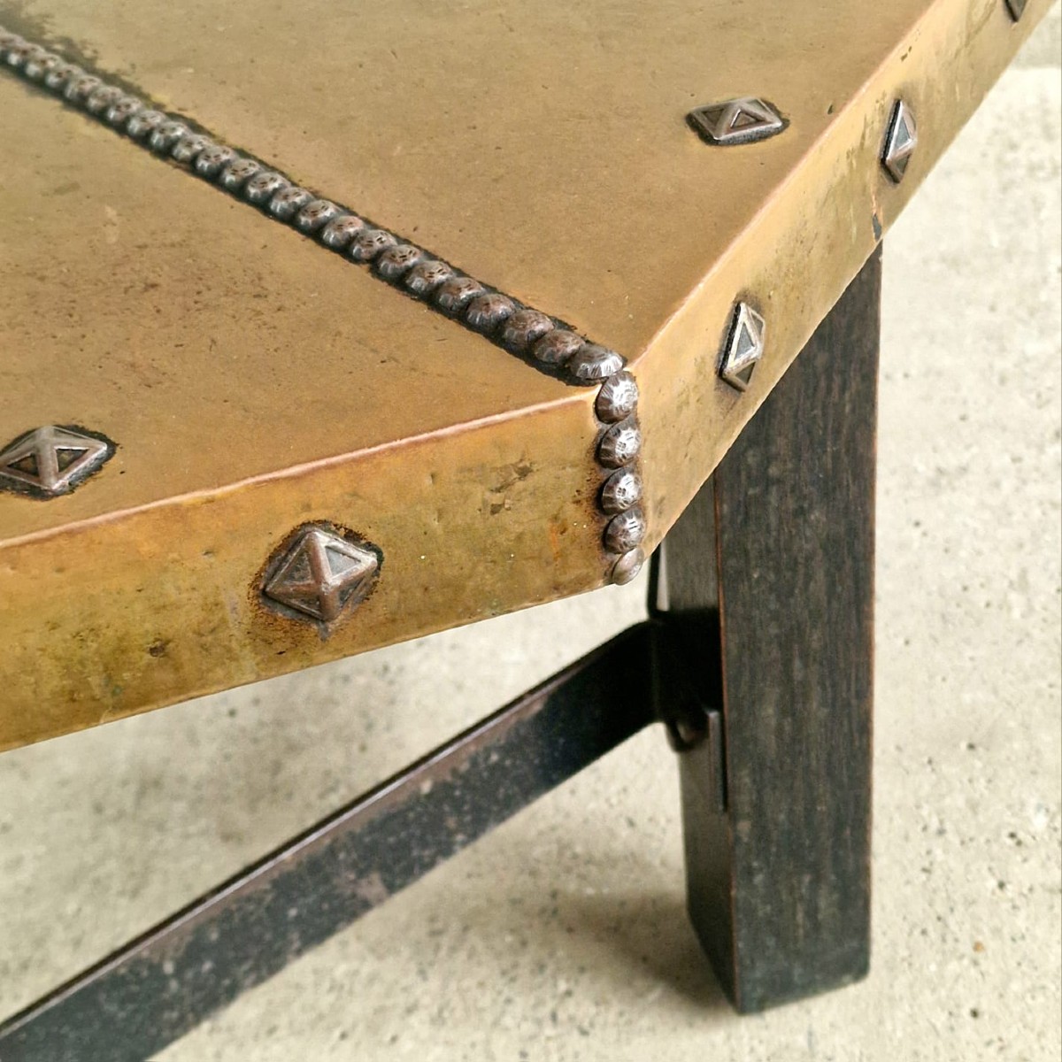Table basse en cuivre-photo-5
