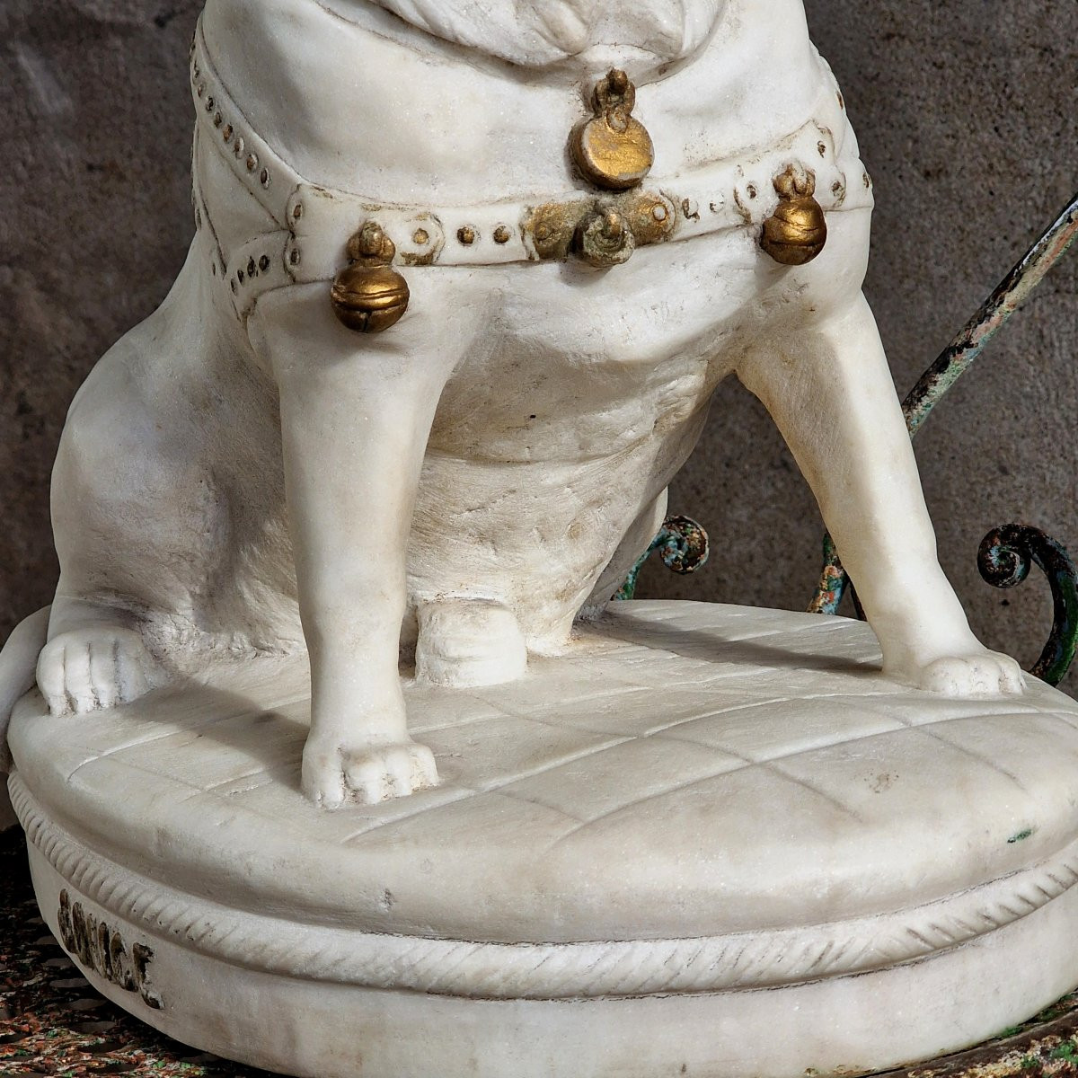 Marble Dog Sculpture-photo-1