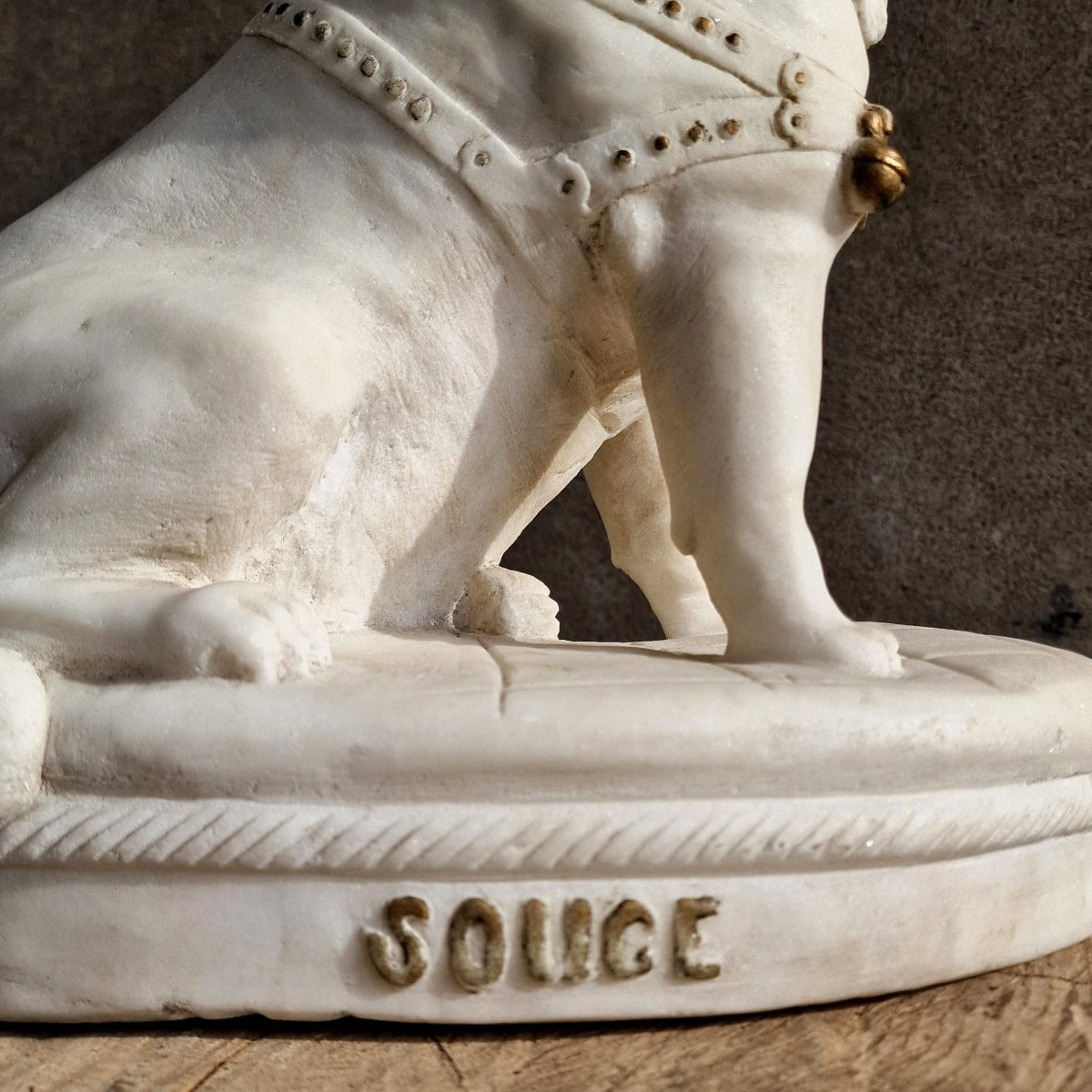 Marble Dog Sculpture-photo-6