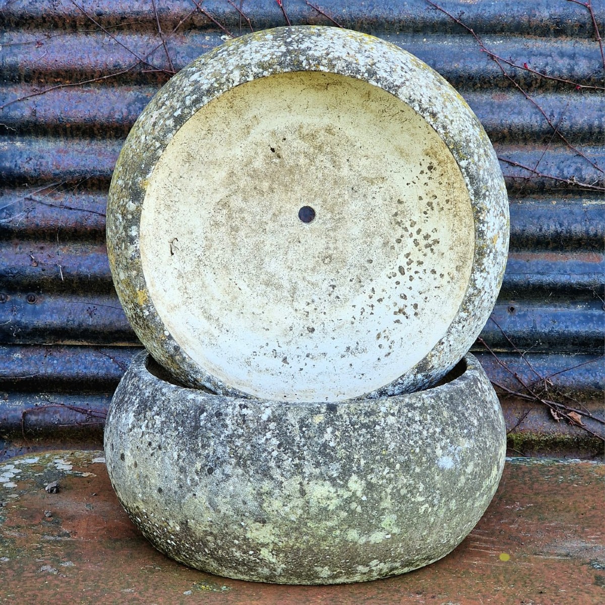 Paire de jardinières basses rondes-photo-6