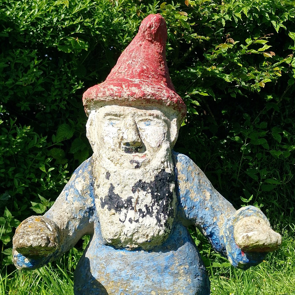 Grand gnome en pierre reconstituée-photo-5