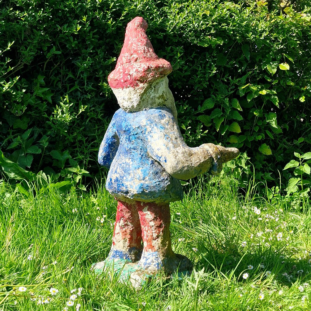 Grand gnome en pierre reconstituée-photo-6