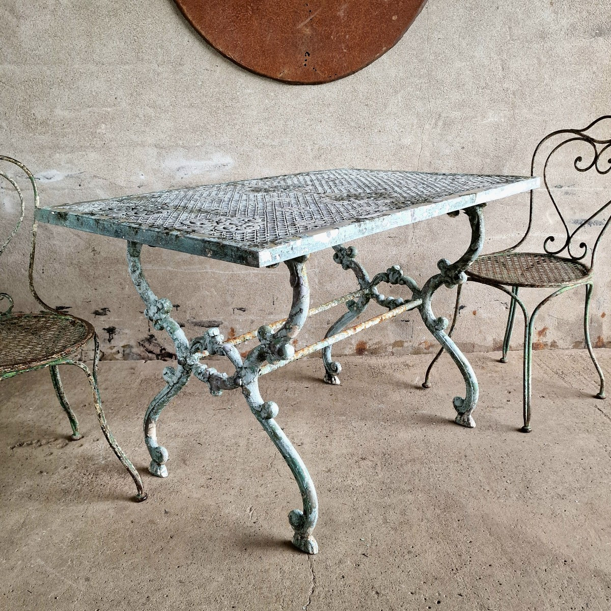Table de jardin peinte-photo-3