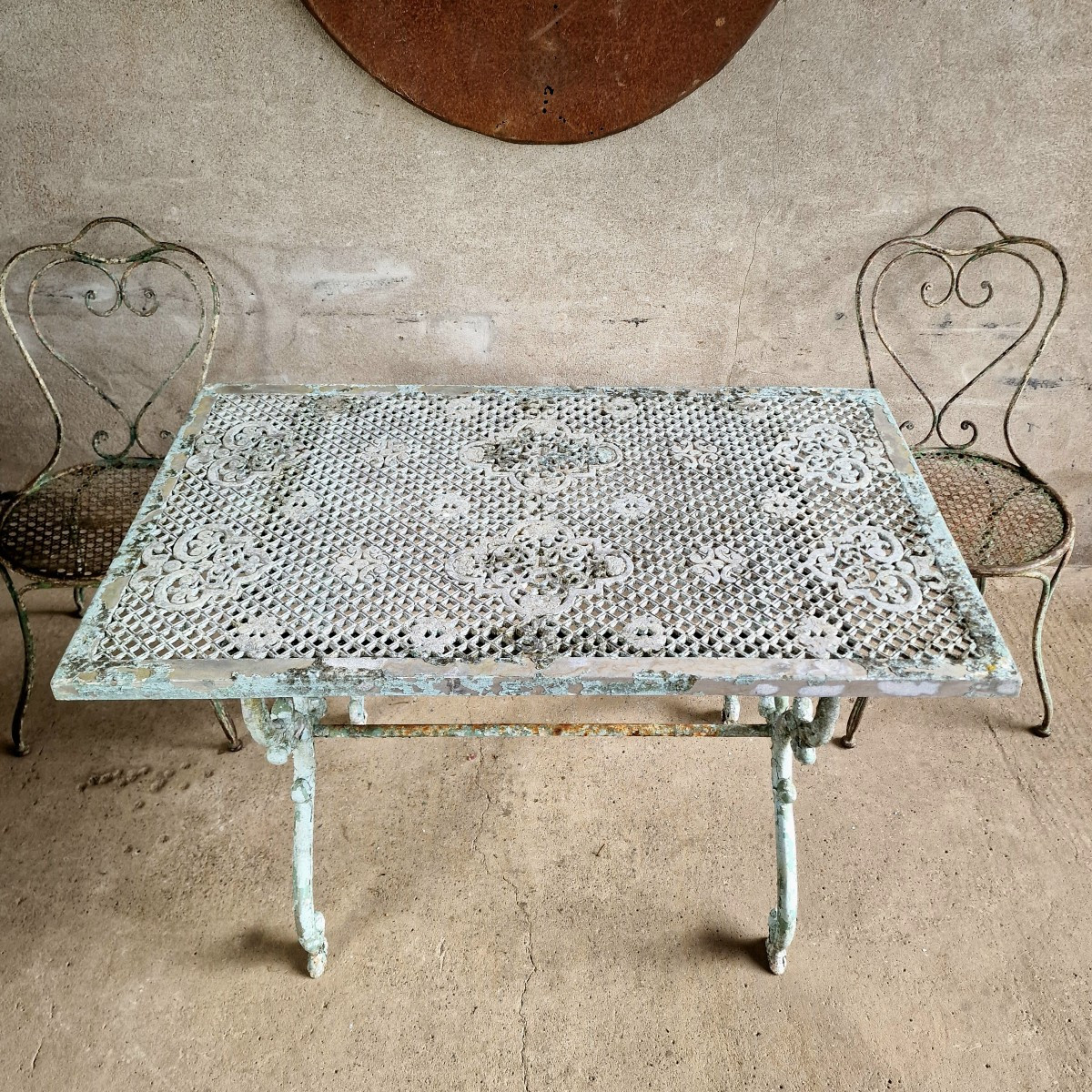 Table de jardin peinte-photo-6