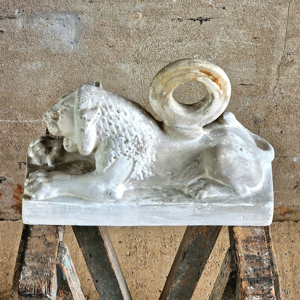 Poids en forme de lion XIX siècle-photo-6