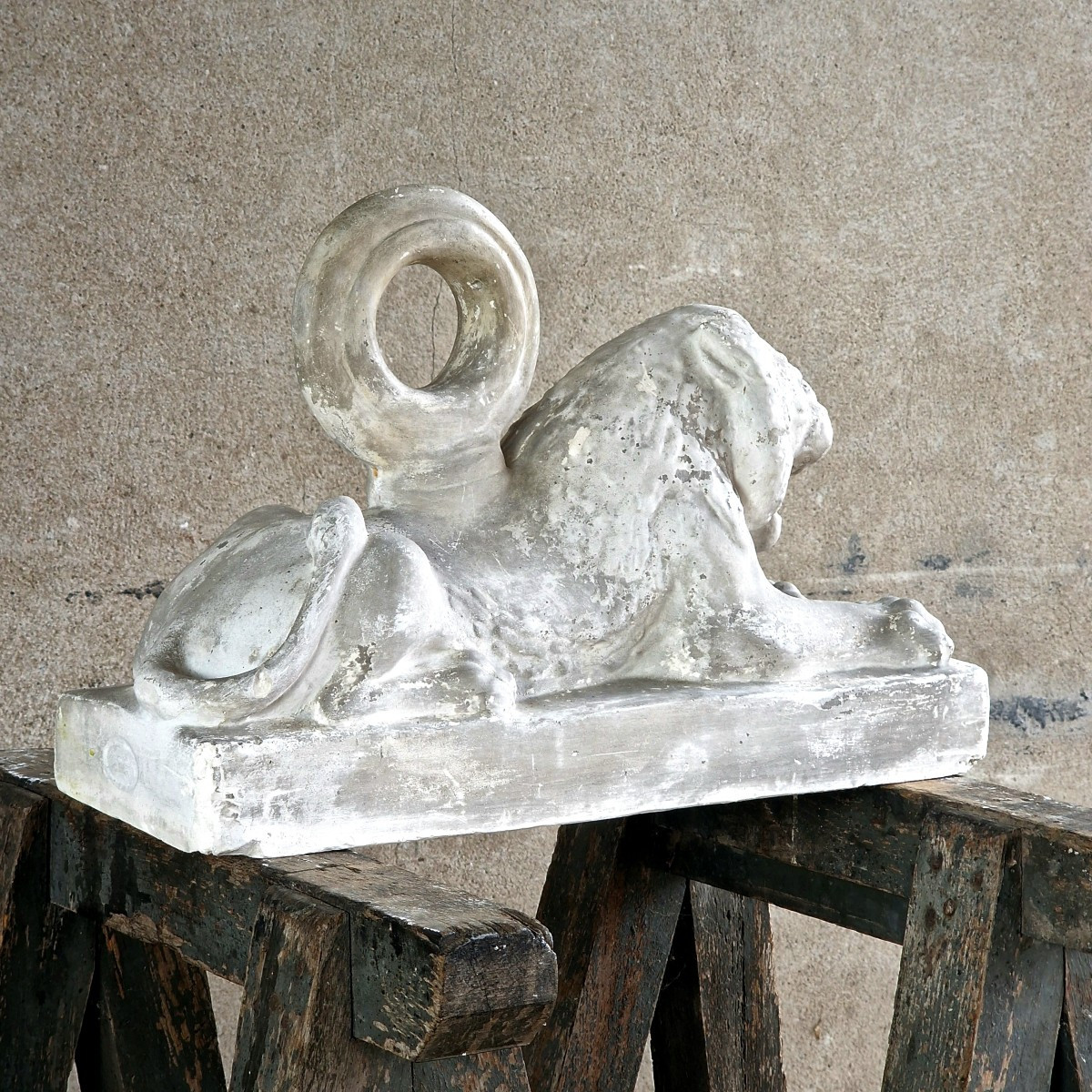 Poids en forme de lion XIX siècle-photo-7