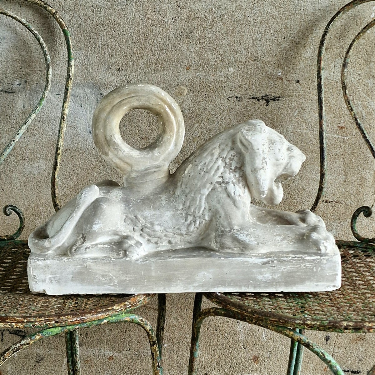 Poids en forme de lion XIX siècle