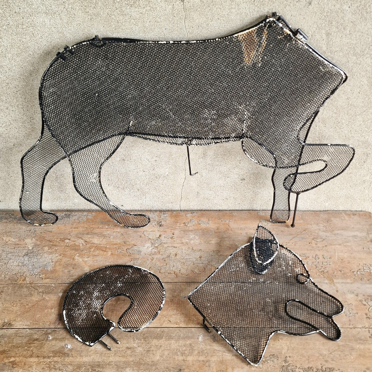 2 chiens en métal-photo-7
