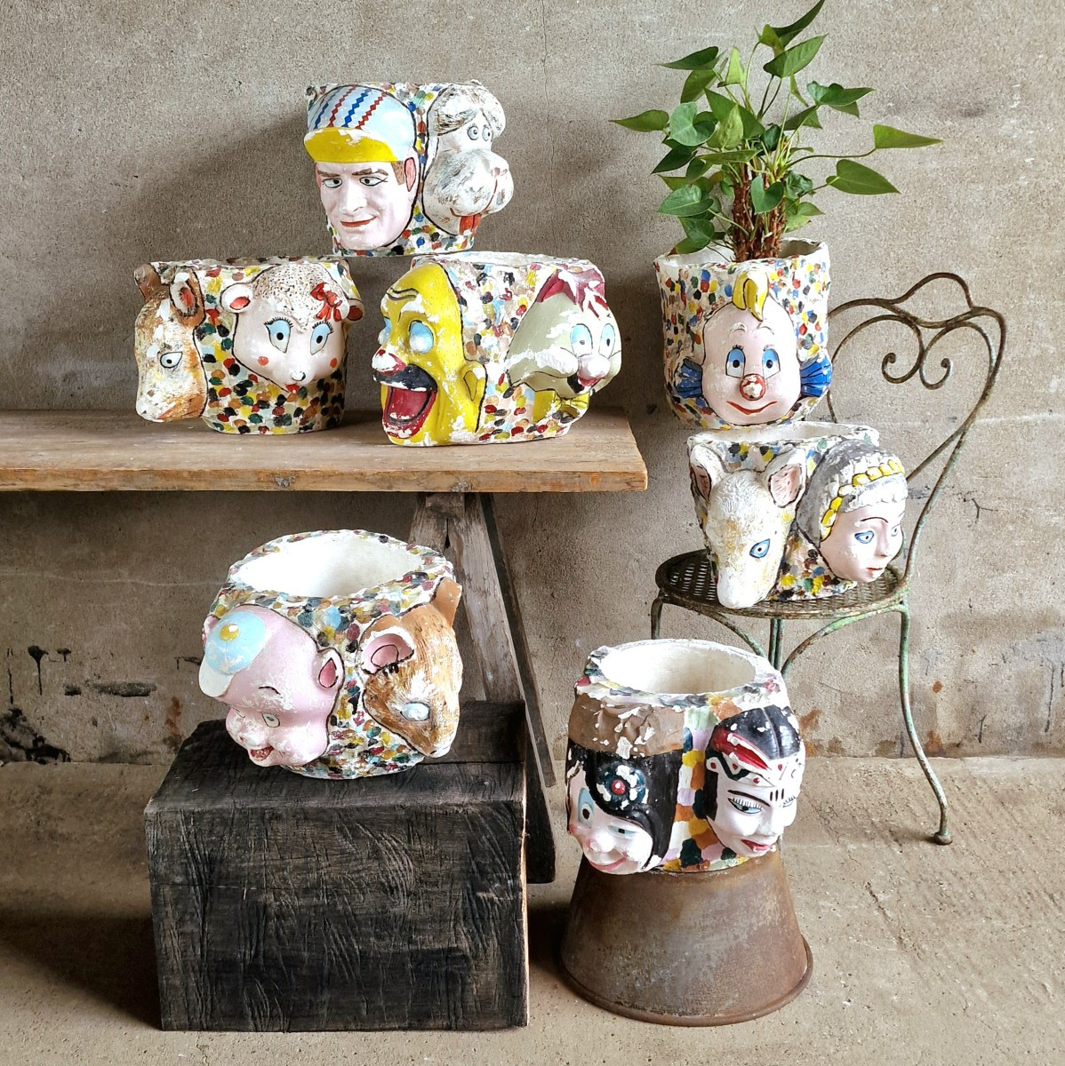 7 cache-pots artistiques 