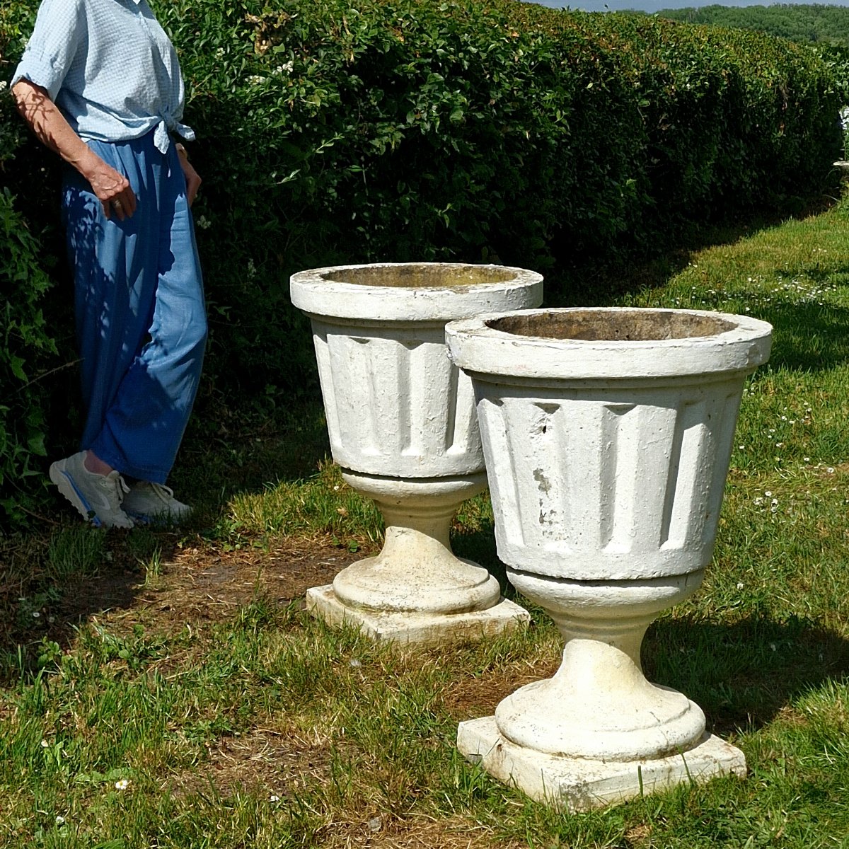 Pair Of Large Planters-photo-1