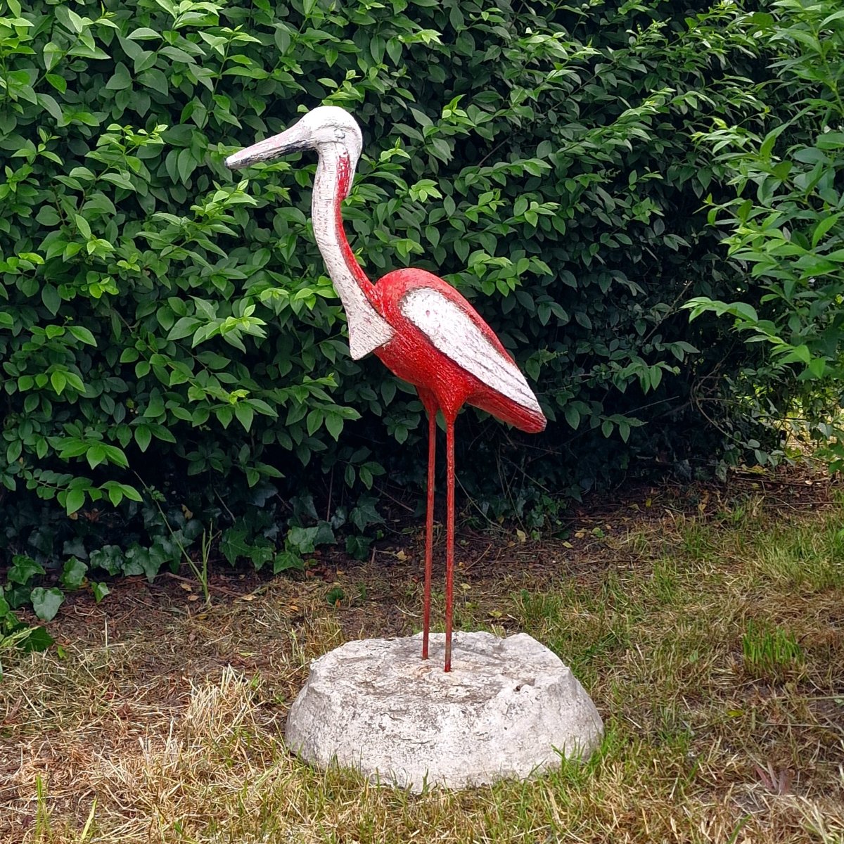 Heron In Cast Stone-photo-3