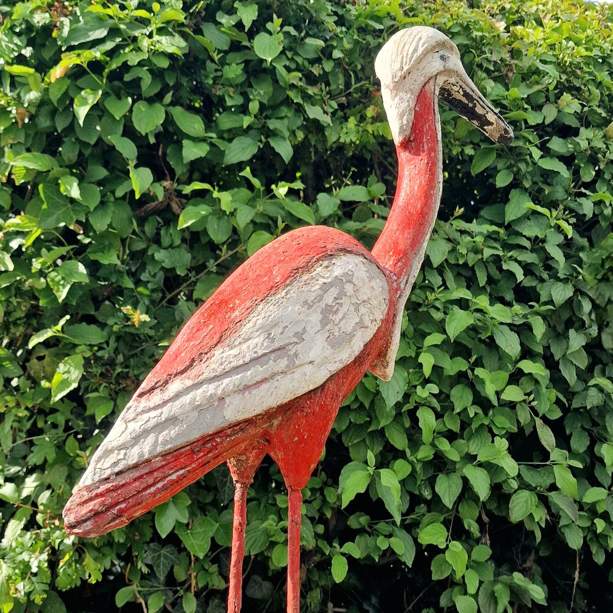 Heron In Cast Stone-photo-4