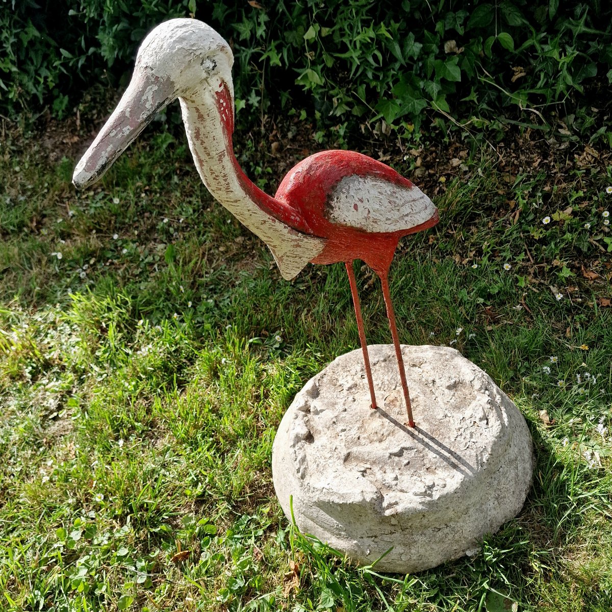 Heron In Cast Stone-photo-1
