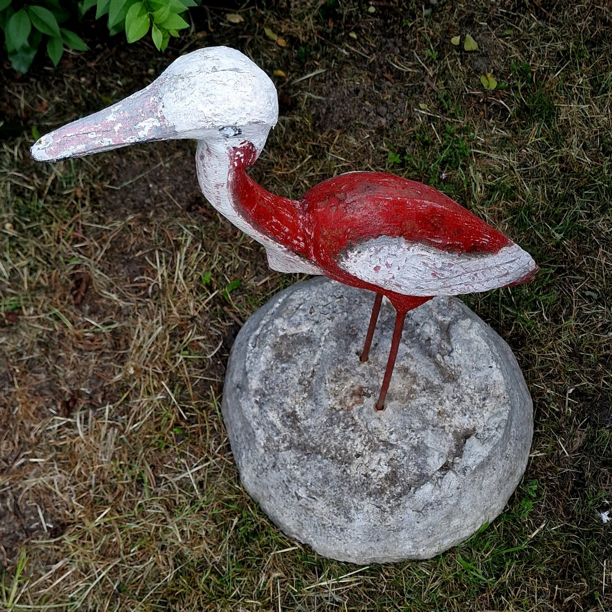 Heron In Cast Stone-photo-3