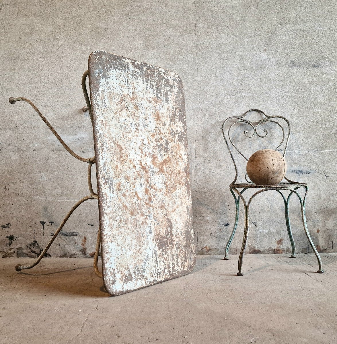Late 19th-century Garden Table-photo-4