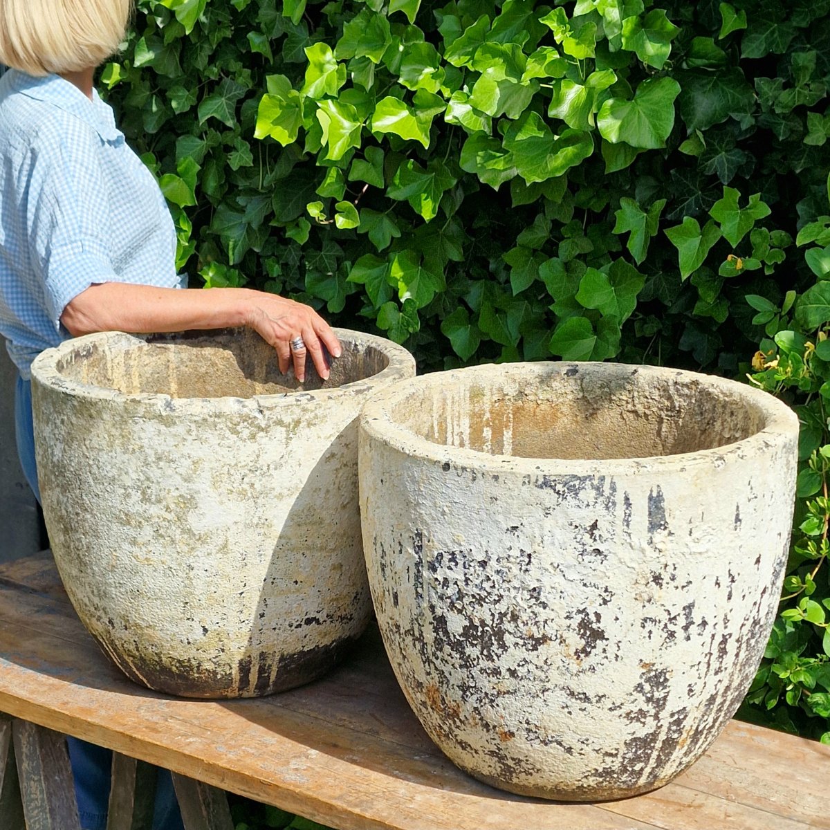 Paire de creusets de fonderie-photo-2