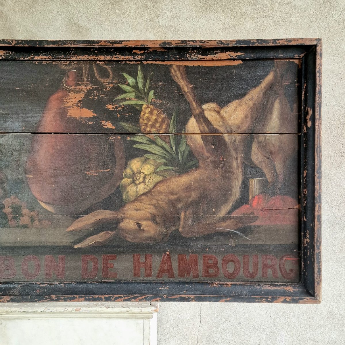 19th-century Restaurant Painting-photo-3