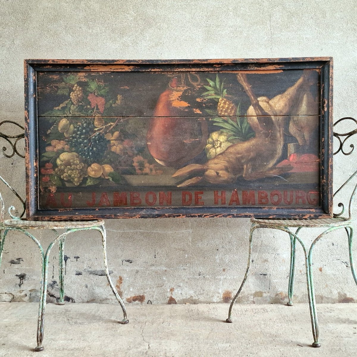 19th-century Restaurant Painting
